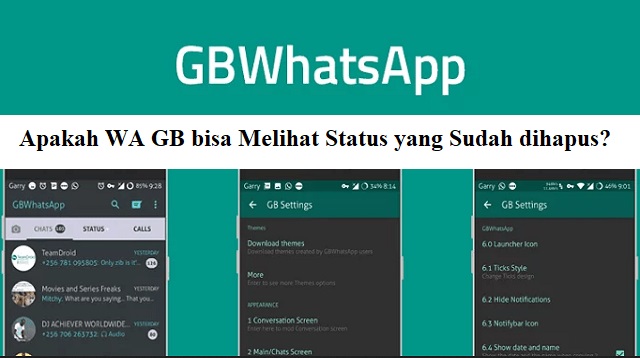 Apakah Whatsapp Gb Bisa Melihat Status Yang Sudah Dihapus